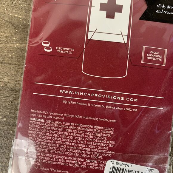 Pinch Provision Making Spirits Bright Thirst Aid Kit 4 Essentials - Picture 6 of 6